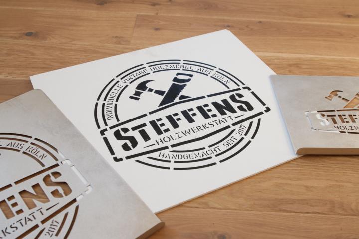 Steffens Holzwerkstatt Logoschablone
