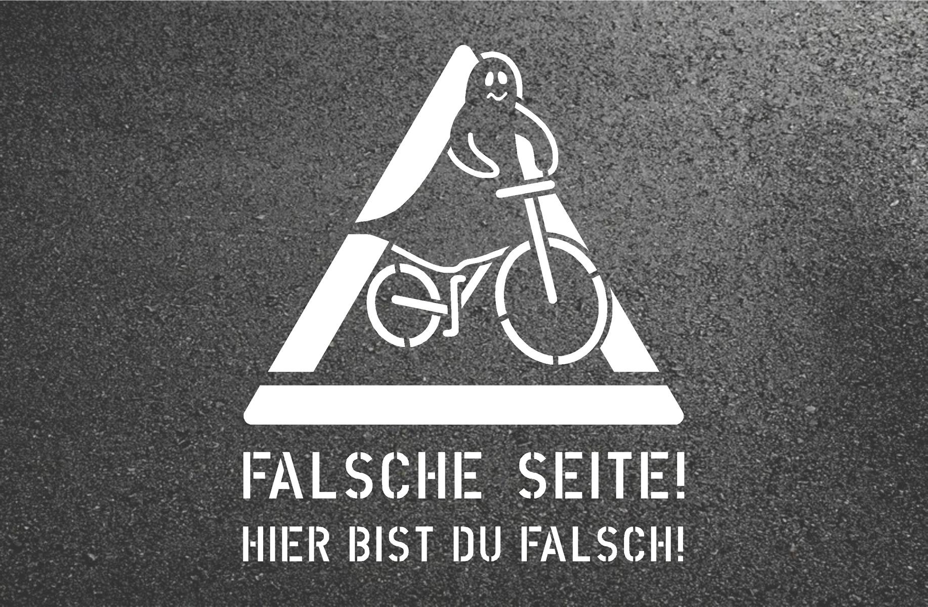 Geisterradler Schablone