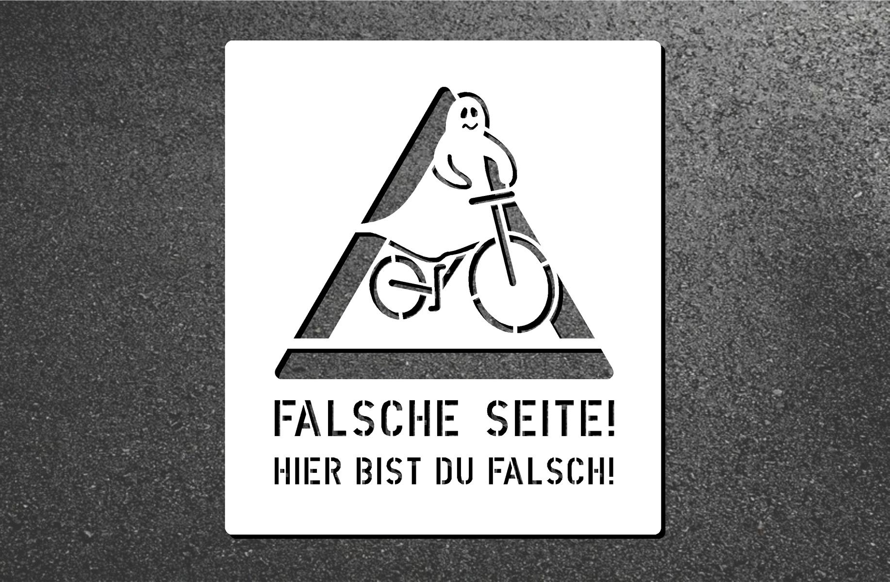 Geisterradler Schablone